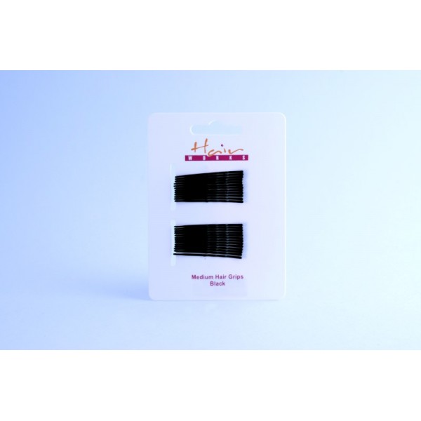 Hairgrips Medium Black