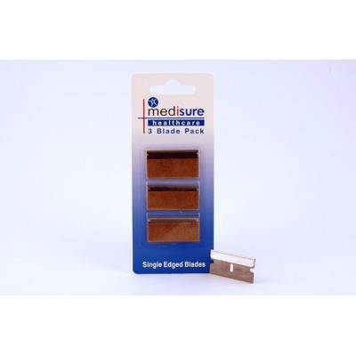 Blades Single Edged 3 Pack
