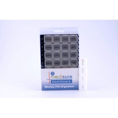 Pill Organiser 28 Comp Tray Weekly