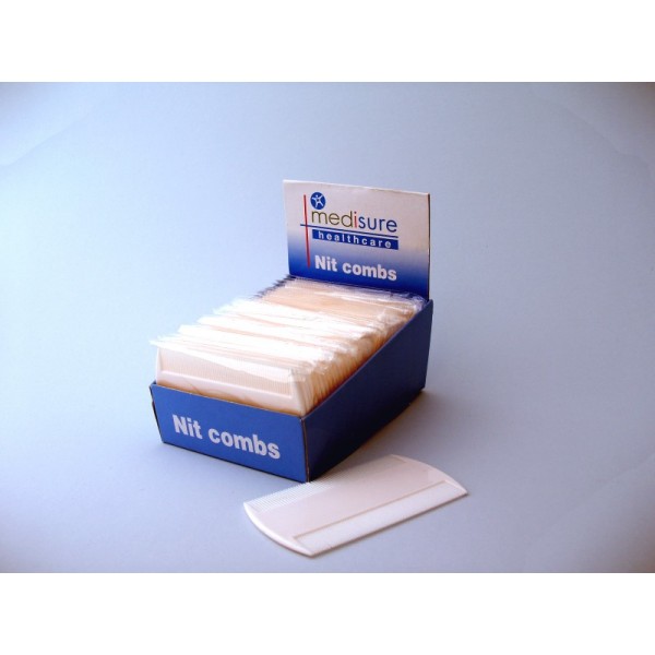 Nit Comb White 36 Pc Box