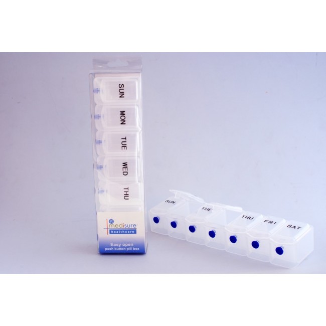 Pill Organiser Push Button Large MEDISURE Kemneeds Chemists