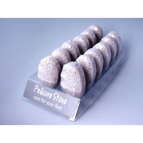 Oval Pumice Oval W/finger Dents. Blist