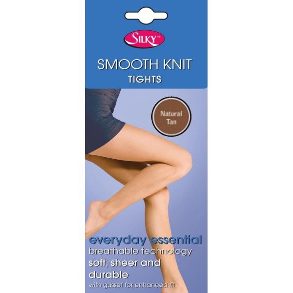 Smooth Knit Tights 1pp 36-42 Medium - Natural Tan