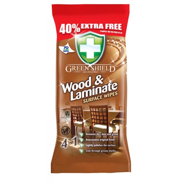 Greenshield Wipes - Wood And Laminate