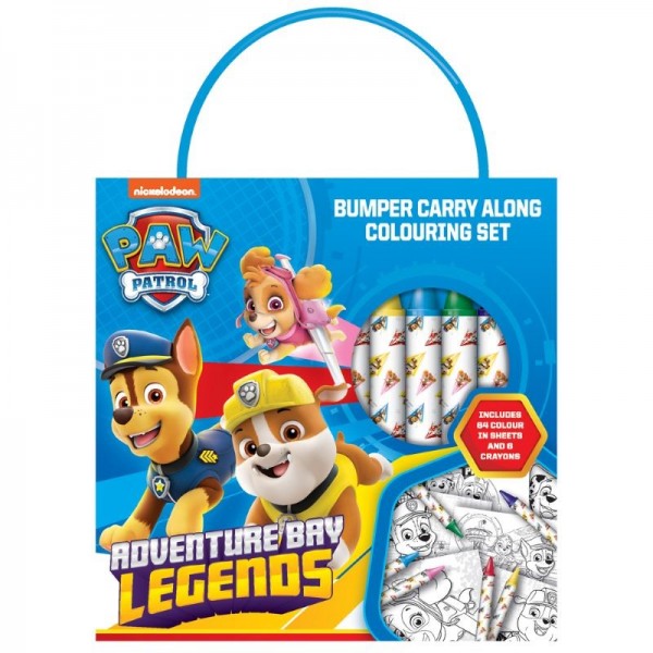 Paw Patrol Bumper Carry Along Colouring Set (12)