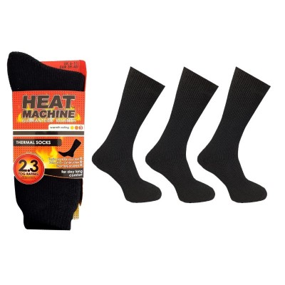Hm Mens Thermal Black Sock (12)