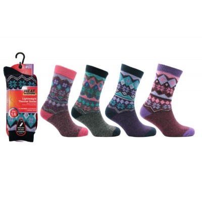 Hm Ladies Thermal Fairisle Sock (12)