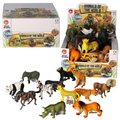 Wild Animals 12 Asstd  (Cdu 24)