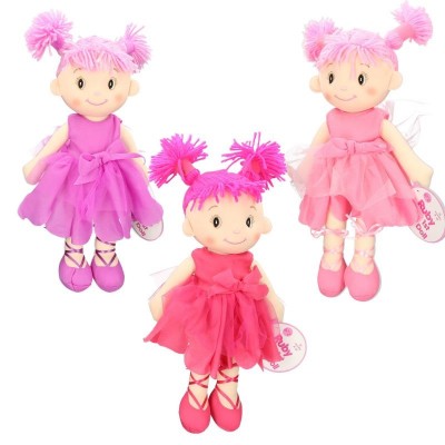 36cm Ballerina Rag Doll (3 Asstd) (12)