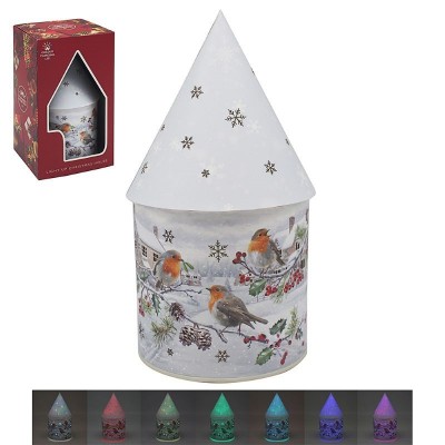 Christmas Robins Led House (6)