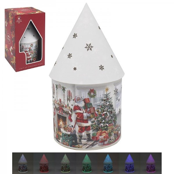 Santa Led House (6)