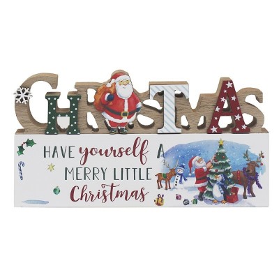 Xmas Santa Standing Plaque (6)