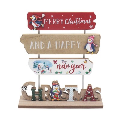 Xmas Penguin Standing Plaque (6)