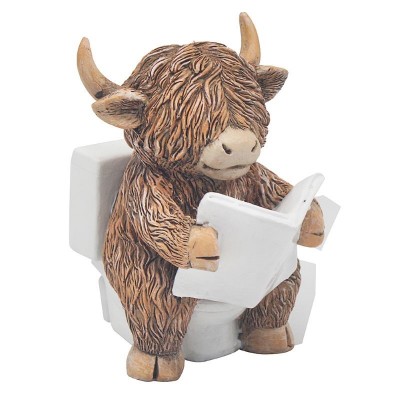 Highland Cow Reading (6)