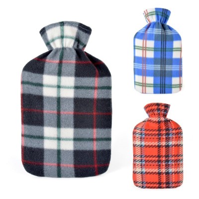 2ltr Check - Fleece Cover Hwb (3 Asstd) (12)